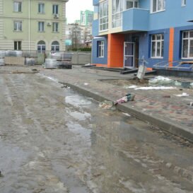 Динамика строительства жилого комплекса "Вышиванка" по состоянию на 11.12.2017 г.