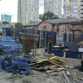 Динамика строительства жилого комплекса Вышиванка по состоянию на 06.06.2016 г.