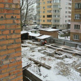 Динамика строительства жилого комплекса "Вышиванка" по состоянию на 15.11.2016 г.