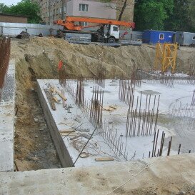 Динамика строительства жилого комплекса Вышиванка по состоянию на 10.05.2016 г.