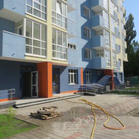 Динамика строительства жилого комплекса Вышиванка по состоянию на 14 мая 2018 года